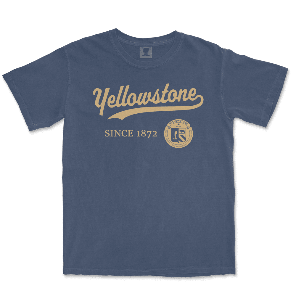 Yellowstone Script Tee — Weekend Trip Designs